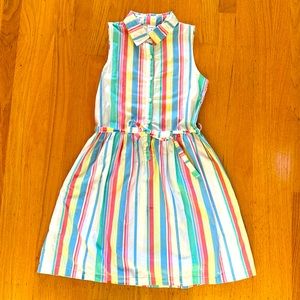 Carter’s Multicolor Striped Dress EUC 🌺